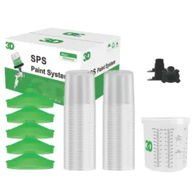 3dd-k-sps3-400-190 3d Products Speedy Paint System 400 Ml/14 Oz Set 190 Mic