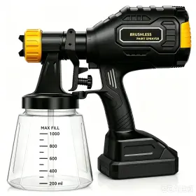 3d Vo Inn Cps004-r-v2-fq Cordless Paint Sprayer Compatible With Ryobi 18v Battery Not Included