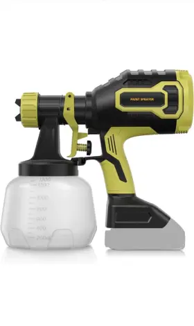 Cps04 3d Voinn Cordless 4 Tips Paint Sprayer For Dewalt 20v Battery Brushless Hvlp Gun