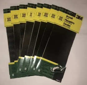 9090p-cc 3m Lot Of 8 4-3/16 Inch X 11-1/4 120 Grit Drywall Sanding Screens 16 Total