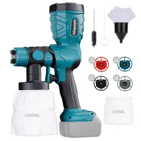 Yx-sg07 Adisipsoarin 18v Paint Sprayer High Speed For Makita Lxt Battery 2 Containers Easy To