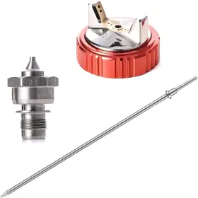 8311-20-610 Aeropro Tools 2.0mm Needle Nozzle Air Cap Set For Red