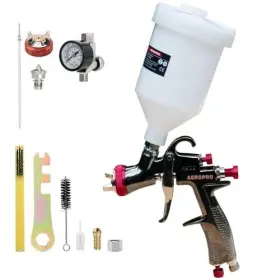 R500 Aeropro 942090360654 Lvlp Air Spray With 1.3/1.5mm Nozzles And Regulator Paint Aut
