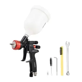 A608 Aeropro Tools Hvlp Air Spray Gun 1.3mm Nozzle 600cc Plastic Cup Auto Paint Sp