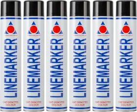 Aerosol Solutions Aso0906pk6 Line Marker Black 26 Fl Oz Pack Of 6 Stripping Spray Paint