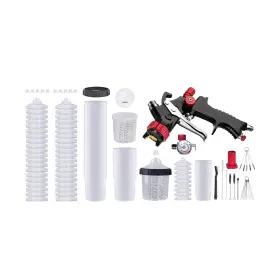 Bl120 Aflybltol Hvlp Spray Gun With Paint Mixing Quick Cup