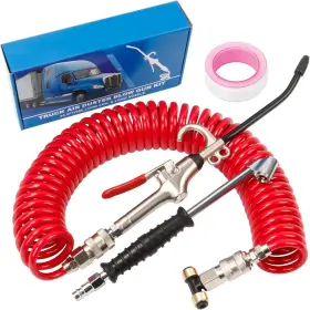 Ailbiuko 705353413605 Air Seat Blow Gun Kit With Tire Inflator Chuck For Trucks Dust Blower