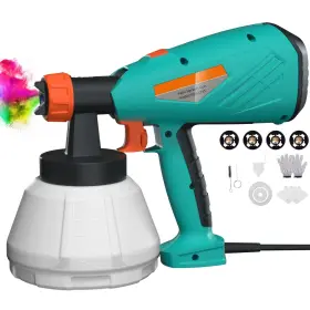 Sg9617st Ainid Electric Paint Sprayer 700w Hvlp Spray Gun With 4 Nozzles And 3 Patterns