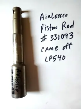 331-093 Airlessco 331093 Piston Rod For Lp Paint Sprayer # Used
