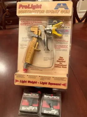 Airlessco 763289105490 - Paint Spray Gun Pro-light Contractor / Gold Professional Series