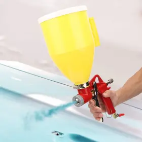 Akozonal123kalammm00433 Akozon Drywall Texture Sprayer Air Hopper Spray Gun Nozzle Paint Pai