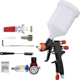 Sk791 Aktpubto Hvlp Gravity Feed Air Spray Gun Kit Automotive Paint With Pressure Ga