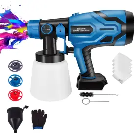 1000w Alozfen Syj05 Cordless Paint Sprayer High Power Electric Spray Gun Easy To Cle