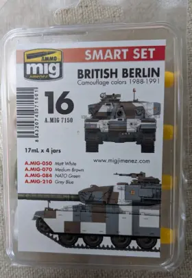 Amig7150 Ammo By Mig Jimenez Acrylic Sets - British Berlin Camouflage Colors 1988-1991