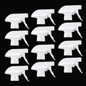 St001-12w-fba Amorix 12pcs Trigger Sprayer White Spray Top Heavy Duty 12 Packs