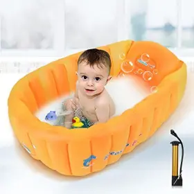 B1005-y Anbel Inflatable Baby Bathtub Newborn Seat For Infant Non-slip B1005y
