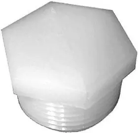 53621-06 Anderson Metals Corp 10 Pack - Pipe Fitting Nylon Hex Head Plug 3/8- Inch Mpt -53621-06