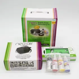 Iw120 Anest Iwata Neo For Gravity Feed Airbrushing Kit With Cn New