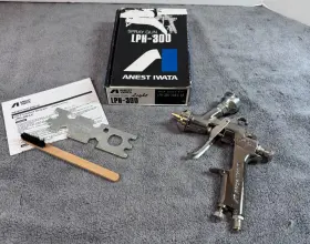 Anest Iwata Lph-300-164lv 1.6mm Gravity Feed Hvlp Spray Gun Lph300lv No Cup