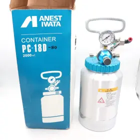 Pc-18d-s0 Anest Iwata Pc18d 2l Pressure Pot Paint Container 2000ml With Gauge Japan