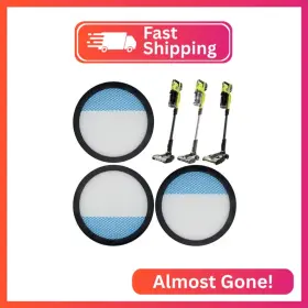 Aolleteau Ho3638ovfilter-03 3 Pack Filter Replacement For Ryobi 18v 1 Cordless Stick Vacuum Pbls