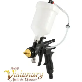 Ab7700gt Apollo A7700 Atomizer Spray Gun With 600 Cc Gravity Feed Cup Brand New - Black