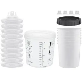 Car-047 Artipoly Disposable Paint Sprayer Mixing Cup Kit For Automotive Gun - 10pcs 20