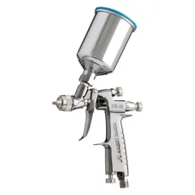 Lph-80 Aset Iwata 4926 1.0 Mm Hvlp Gravity Feed Spray Gun W 150 Ml Plastic Cup