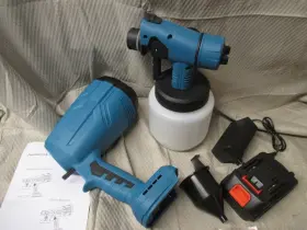Asixxsix B0f2t3cp15 High Pressure Cordless Airless Hvlp Paint Sprayer With 2 Batteries