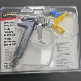 248240 Asm 400 Series Airless Spray Gun Stainless Steel Ergonomic Air 3600psi 517 Tip