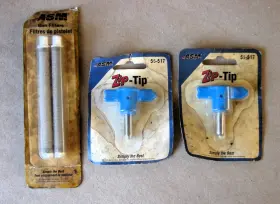 55-517 Asm Lot 2 Zip-tip Paint Sprayer Gun Tips Filters Graco
