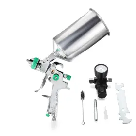 Autohorizon 722367513725 2.5mm Nozzle Hvlp Spray Gun Gravity Feed Paint Auto Air