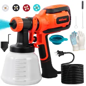 Av-400201 Av Steel 700w Hvlp Paint Sprayer For House Painting Electric Spray Gun With 4 C