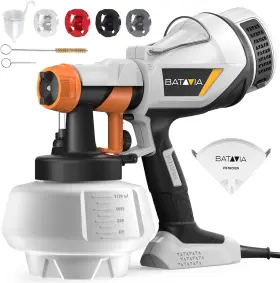 Batavia 313050559535 Paint Sprayer - Hvlp Electric Spray Gun 1200ml High Capacity Cont