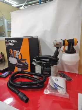 Bsg0180-us700 Batavia Paint Sprayer 700w Power Electric Spray Gun 1200ml 4 Nozzles 3 Pattern