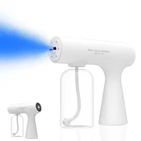 Bebesiri 765029683541 K5s Wireless Charging Handheld Household Nano-spray Gun Blue Light Atomizer