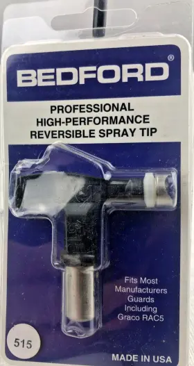 33-7515 Bedford Precision Reversible Tip .015 Inch Orifice 10-12 Fan For Graco Rac5