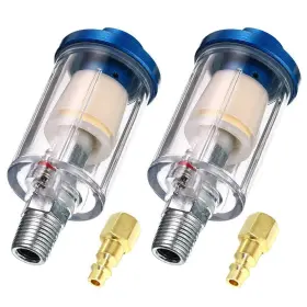 Beduan 659499222938 Water Oil Separator Filter 1/4 Inch Npt Male And Female Thread Spray Gun Filters