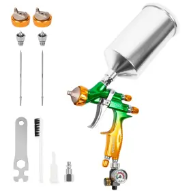 Tc0505-hv Beetro Hvlp Professional Gravity Feed Air Spray Gun 280-320mm Wide Pattern 1