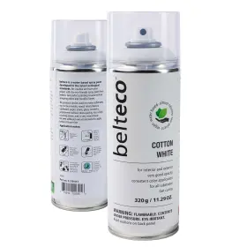 Belteco 3310011 Cotton White Spray Paint 11.29 Ounce Pack Of 1 Matte