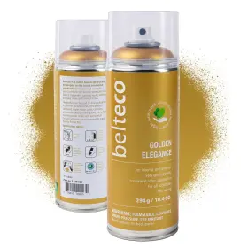 B0cztrrly1 Belteco Gold Spray Paint - All Surfaces Water-based Odorless Eco-friendly