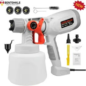 Yda04239484-01 Bentohkle 650w Electric High Pressure Spray Gun Hvlp Airless Paint Sprayer Handheld 1400ml