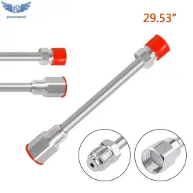Ber12390 Berliii Universal Airless Paint Sprayer Spray Gun Tip Extension Pole Rod 20cm-150cm Us