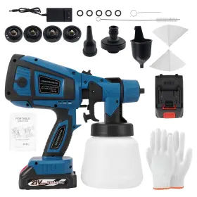 4n3zqo Bfo Electric Hvlp Paint Sprayer 200w 2000ma Battery 4 Nozzles Adjustable Pattern 4n3zqo Bfo Electric Hvlp Paint Sprayer 200w 2000ma Battery 4 Nozzles Adjustable Pattern