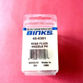 45-6301 Binks # 63ss Fluid Tip For Models 2001 / 95 18 And 95a Spray Guns