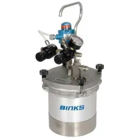 80-651 Binks Pressure Spray Gun Cup 2 Qt