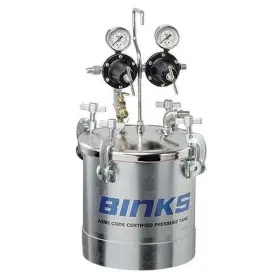 83z-220 Binks Pressure Tank 2.8 Gal 676281000376 Zinc Plated Steel