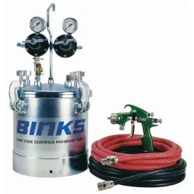 98-3146 Binks 2.8 Gal Tank Otfit With Trans Tech Gun