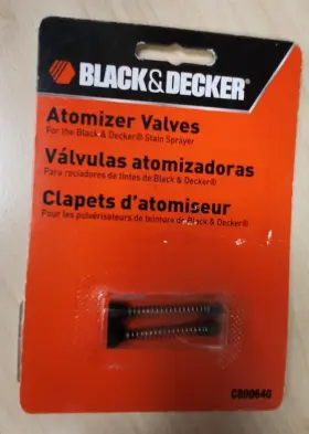 01256400640 Black Decker C800640 And Atomizer Valves For Stain Sprayer - New Upc 01256400640 Black Decker C800640 And Atomizer Valves For Stain Sprayer - New Upc