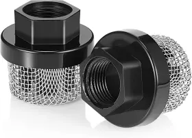 49936 Branded01 726084819641 2 Pcs Hose Inlet Strainer Filter Suction Garden Screen Garde